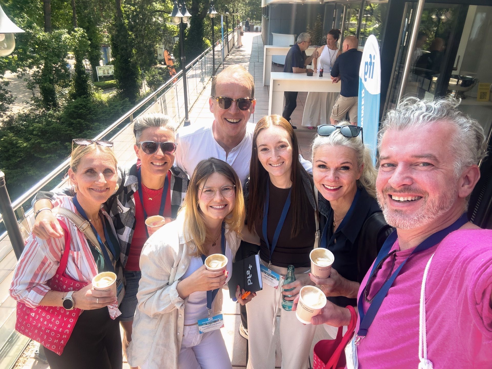 Das Team auf einer Fortbildung